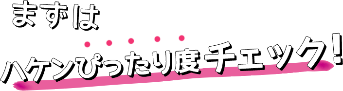 まずはハケンぴったり度チェック！